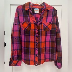 ✨VINTAGE✨ Hang Ten Multicolor Ladies Button-down Shirt